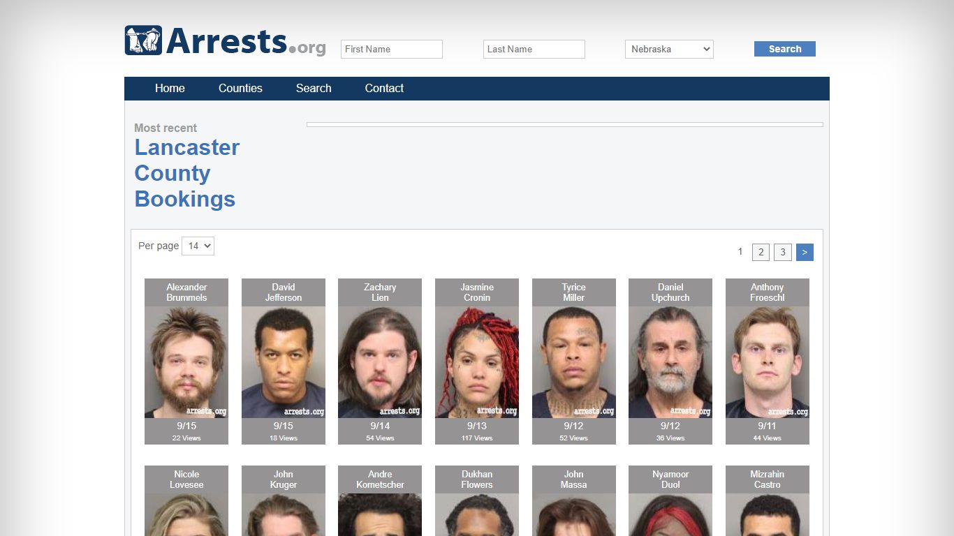 Lancaster County Arrests and Inmate Search